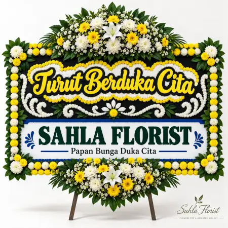 Papan Bunga Duka Cemara Asri